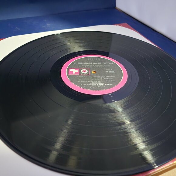 Various – A Christmas Music Festival (1970) Vinyl LP - Picture 3 of 4
